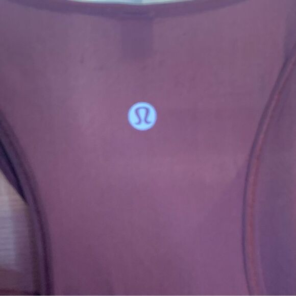 Lululemon Mesh In Motion Racerback Dark Adobe Size 8 - Picture 6 of 9